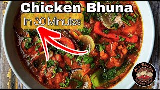 One Pot Chicken Bhuna  British Indian Restaurant style  SERVES 4 [upl. by Lyrej]