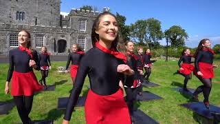 Irish Dancing at STUNNING Irish Castle 💚🏰 FusionFighters [upl. by Naimerej278]