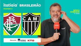 FLUMINENSE X ATLÃ‰TICO AO VIVO NA ITATIAIA  REACT DO BRASILEIRÃƒO 2024 [upl. by Gnilrac487]