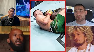 Dricus Du Plessis vs Israel Adesanya Fighter Reactions [upl. by Wellesley]