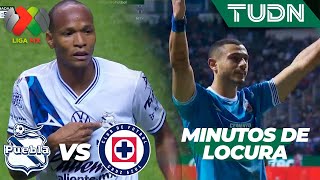 MINUTOS DE LOCURA Penal anulado y 2 golazos  Puebla vs Cruz Azul  Liga Mx AP2024  J12  TUDN [upl. by Latsyrc]