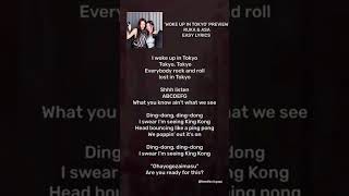 Woke up in Tokyo  ruka and asa  easy lyrics kpop [upl. by Nibot125]