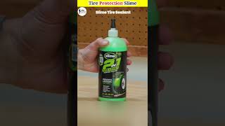 Tire Protection Slime 😨  ytshortstrendingtireprotectionslimetubeviralroadbarrierfactssea [upl. by Ikkir]