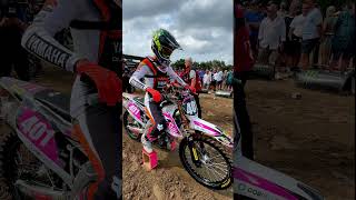 LOTTE VAN DRUNEN vs The Best MX2 Riders in The World in LOMMEL [upl. by Ajin620]