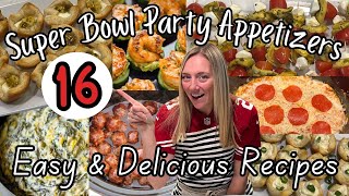 16 Easy and Delicious Super Bowl Party Appetizers superbowlfood [upl. by Macnair888]