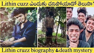 Lithin cruzz lifestyle amp biography in Telugureasons behind his death [upl. by Alene]