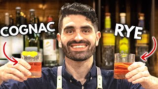 HOW TO MAKE A CLASSIC SAZERAC  Cognac vs Rye [upl. by Nitnert]