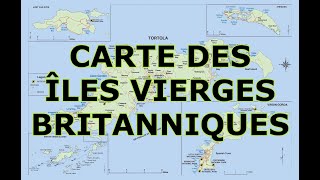 CARTE DES ÎLES VIERGES BRITANNIQUES [upl. by Thoma]