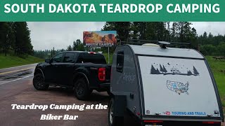 SOUTH DAKOTA Teardrop Camping at a Biker Bar Touring America Season 1 Episode 16 [upl. by Themis48]