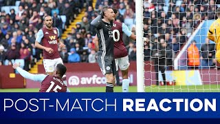 PostMatch Reaction Aston Villa 1 Leicester City 4 [upl. by Anaujal]