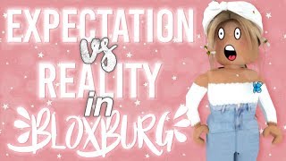 Expectation VS Reality in Bloxburg  Bloxburg Skit  alixia [upl. by Litch542]