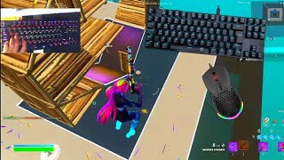 ASMR 4  TECLADO MECANICO T DAGGER BORA SWITCH BROWN RGB  FORTNITE GAMEPLAY [upl. by Doralynne]