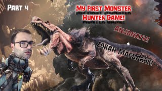 Anjanaths Bite And Capturing Zorah Kinda  Monster Hunter World Playthrough  Part 4 [upl. by Novit]