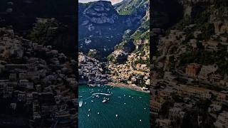 📍Positano🇮🇹 from the Sky Aerial Views of Italy’s Gem positano amalficoast italy italia [upl. by Gnoh]