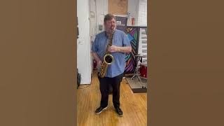 Joel Frahm tries a mint all original 69xxx Selmer Mark VI tenor sax at PM Woodwind [upl. by Lili]