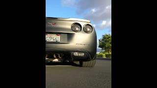 C6 Z06 muffler delete revs ampidle [upl. by Genevieve583]