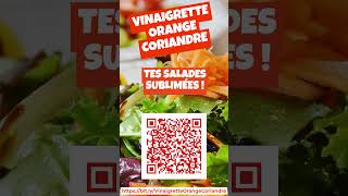 Recette de sauce vinaigrette au jus dorange et à la coriandre pour sublimer tes salades [upl. by Anitsua814]