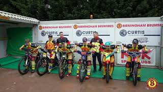 Birmingham Brummies Speedway BTS Team Pictures With Mangers [upl. by Trust803]