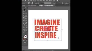 Wrap Text in Adobe Illustrator illustratoreffects illustratortutorial illustratortips shorts [upl. by Screens]