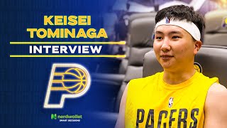 Indiana Pacers PreDraft Workouts Keisei Tominaga OneonOne Interview May 30 2023 [upl. by Baily647]