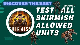 war commander skirmish test all units in officer base how works [upl. by Aenad202]