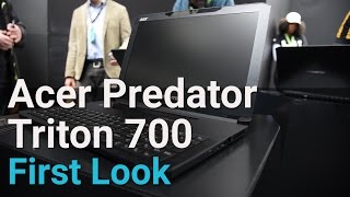 Acer Predator Triton 700 HighEnd Thin amp Light Gaming Laptop First Look  Digitin [upl. by Dnob]