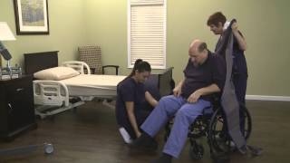 Invacare® ILift™ Series Lifts Transfer from Wheelchair to Bed [upl. by Hubsher]