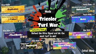 Splatfest 18  Bread vs Rice vs Pasta Tricolor Battles [upl. by Job452]