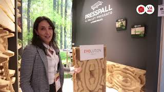 Cuneesi a Ecomondo alla fiera di Rimini l’innovativo quotPresspallquot di Corno Pallets [upl. by Kcirdek908]