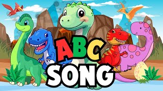 ABC Dinosaur Song For Kids 🦖 Dinosaur Names  Alphabet  T is for Tyrannosaurus [upl. by Tunk]