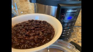 FARBERWARE How to Make Vegan Black Beans in Pressure Cooker SO EASY [upl. by Nomyaw]