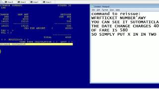 Sabre Training how to exchange ticket in 3 easiest steps [upl. by Ahsieka896]