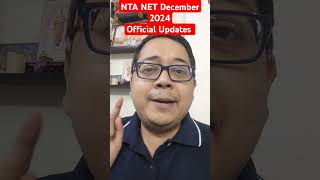 NTA NET December 2024 EXAM II Official Updates [upl. by Suzette]