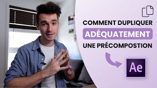 Comment dupliquer adéquatement une précomposition dans After Effects [upl. by Annaiek285]