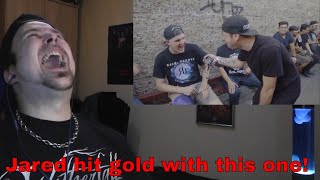 Metal screaming doesnt take talent by Jared Dines REACTION I tried as well [upl. by Eylhsa]