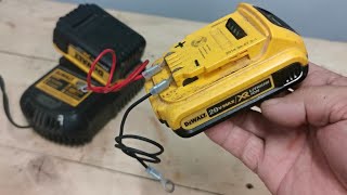 How to revive DEWALT Lithium battery Not charging If jumpstart wont work try manual reset [upl. by Norvil]