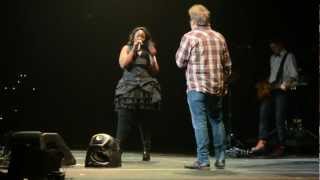 Wally Raps with Mandisa on the Hits Deep Tour [upl. by Irolav]