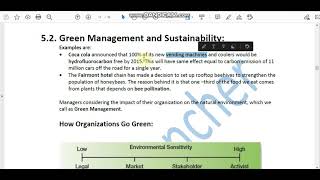 Principles of Mgt Chapter 5th Part 2 Managing Social Responsibility and Ethics [upl. by Damien895]