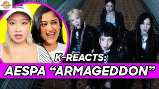 AESPA “armageddon” MV REACTION THEY ARENT REAL MUCHMUSIC [upl. by Siroval]