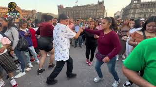 BAILE DE SONIDEROS EN EL ZÓCALO CDMX PRIMAVERA PASÓ PROHIBIDO [upl. by Bohlen]