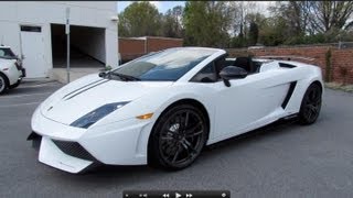 2012 Lamborghini Gallardo Spyder Performante Start Up Exhaust and In Depth Review [upl. by Yvor558]