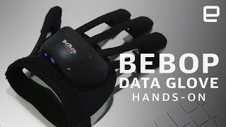 BeBop Data Glove HandsOn at CES 2019 Virtual and real worlds merge [upl. by Eceinwahs784]