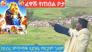 የጻድቃኔ ማርያም ጠበል ፃድቃኔ ማርያም ደጓ እናቴ [upl. by Staten]