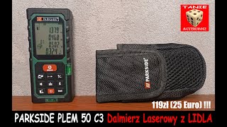 Dalmierz Laserowy PARKSIDE PLEM 50 C3 Test i Przykłady Zastosowań  Ciekawe Funkcje Trygonometryczne [upl. by Dragelin]