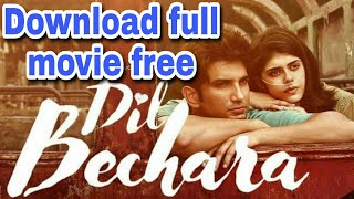 Download quotDil Becharaquot movie for free [upl. by Adnyleb]