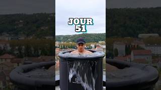 JOUR 51  Le seul moment où j’me sens vivant 🥶😁 bainfroid motivation depassementdesoi [upl. by Carine]