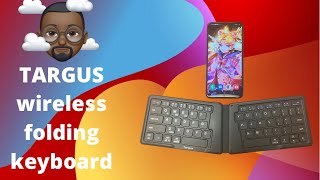 Targus wireless folding keyboard review [upl. by Eenafets]