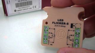 LED Flicker Supressor by SmartBUS G4 Home Automation [upl. by Beauchamp]