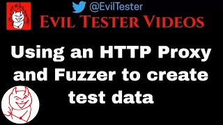 Using an HTTP Proxy and Fuzzer to create test data for a REST API application [upl. by Celestyn693]