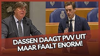 Laurens Dassen daagt PVVer van Dijck uit maar FAALT Gigantische rekenfouten [upl. by Marylynne]